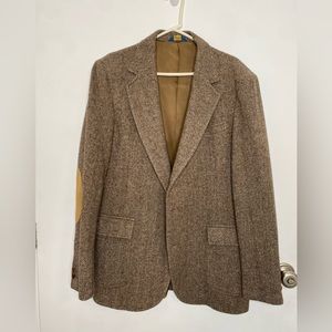 Pendleton Brown Herringbone Blazer